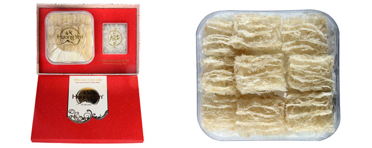 Yến trắng sợi dạng miếng